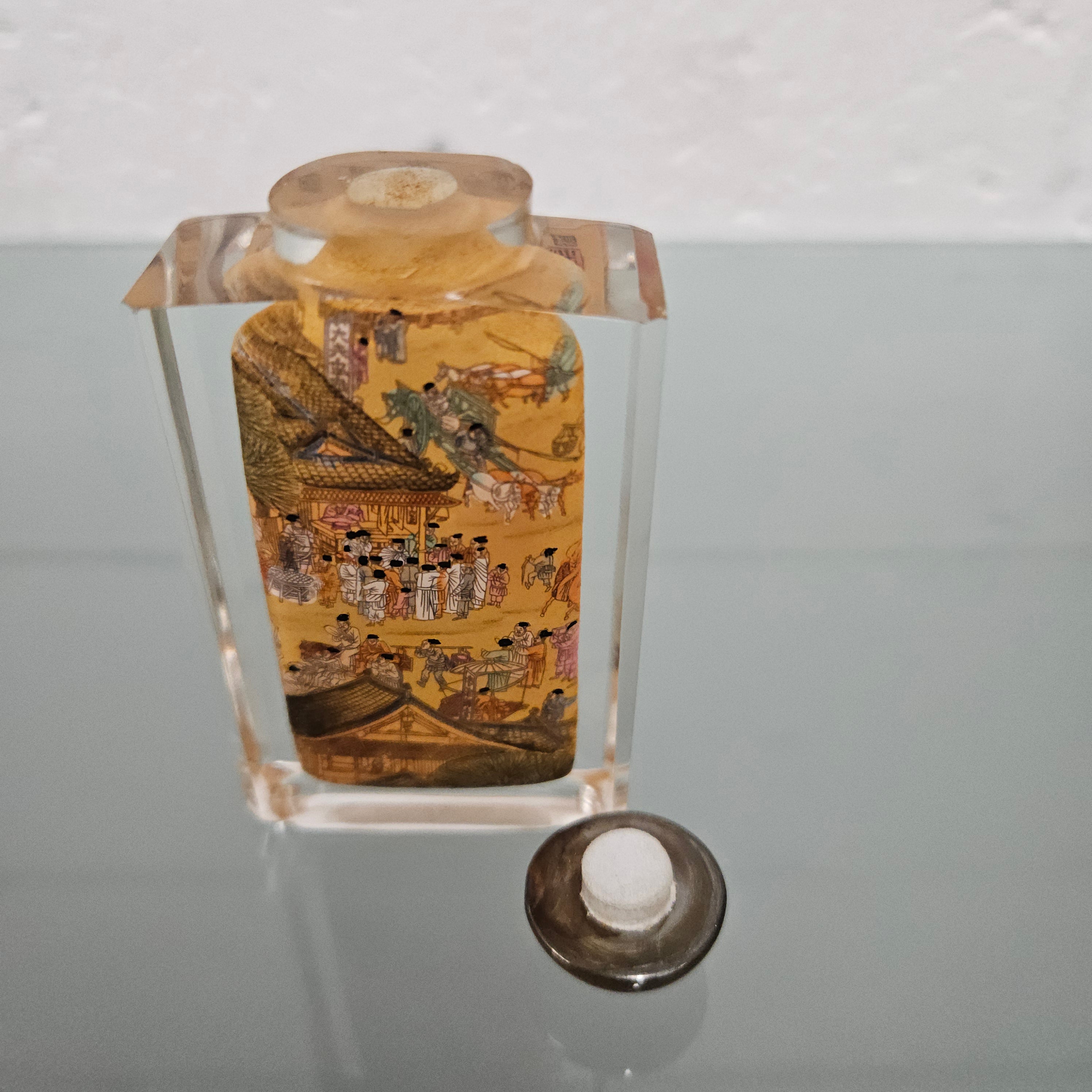 Hand Painted Chinese Snuff Bottle | Antique & Vintage | Moonee Ponds Antiques | Australia Wide Delivery