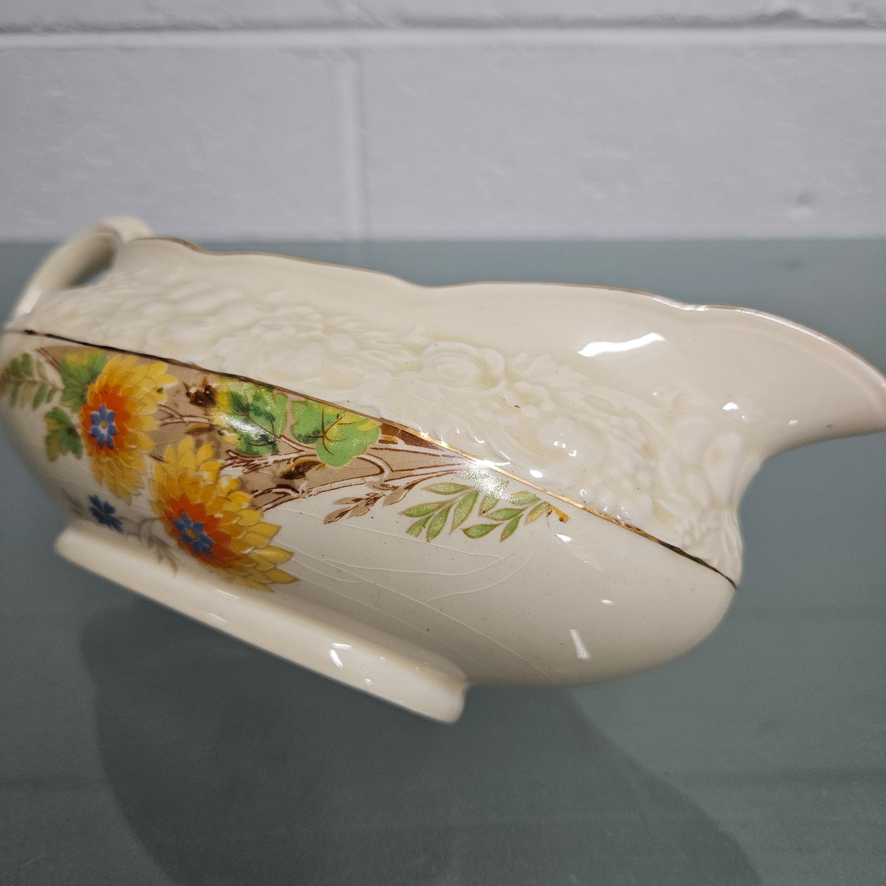 Vintage Crown Ducal 'Gloria' Gravy Boat | Antique & Vintage | Moonee Ponds Antiques | Australia Wide