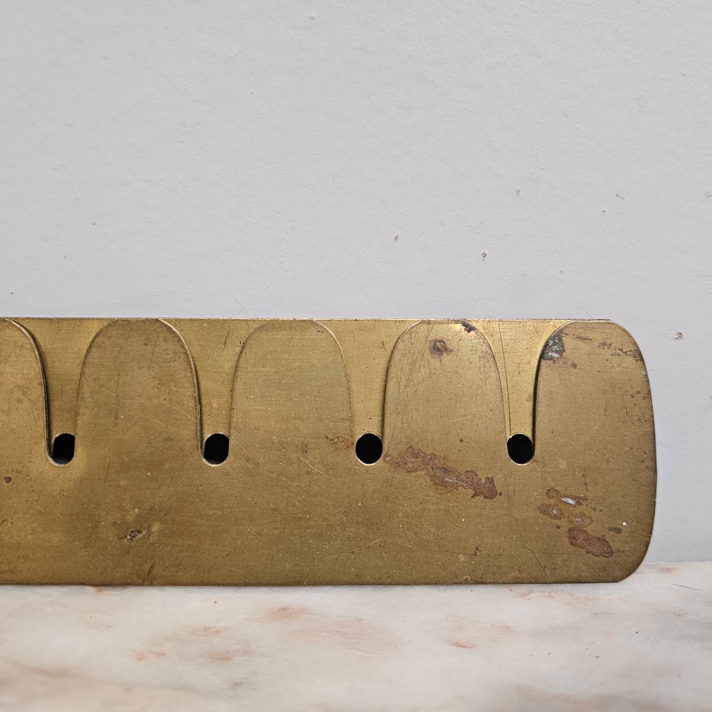 Vintage 8 Inch Brass Military Button Polisher