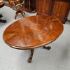 Mid Victorian Burr Walnut Oval Centre Table | Antique & Vintage | Moonee Ponds Antiques | Australia Wide Delivery