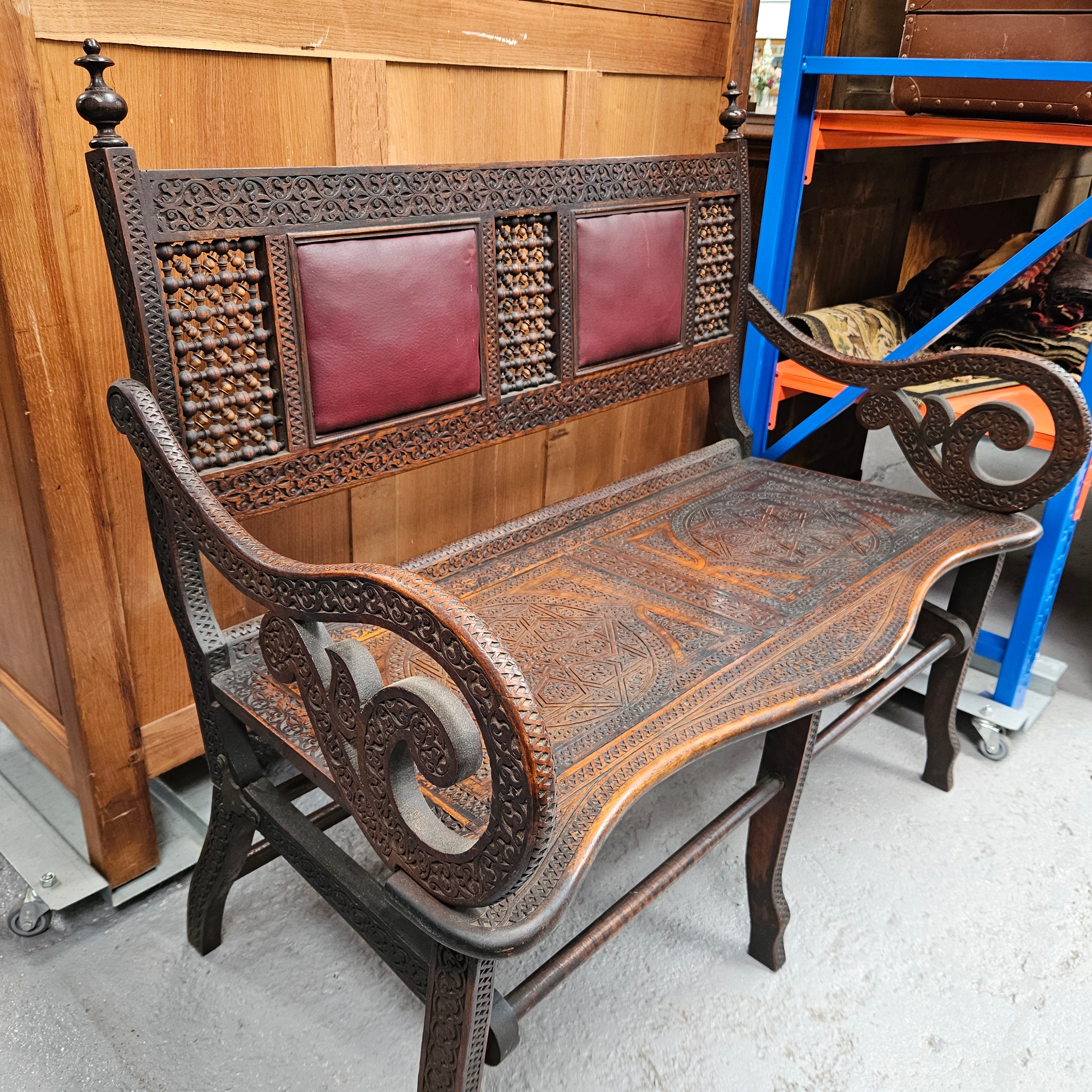 Syrian Campaign Bench Seat | Antique & Vintage | Moonee Ponds Antiques | Australia Wide Delivery