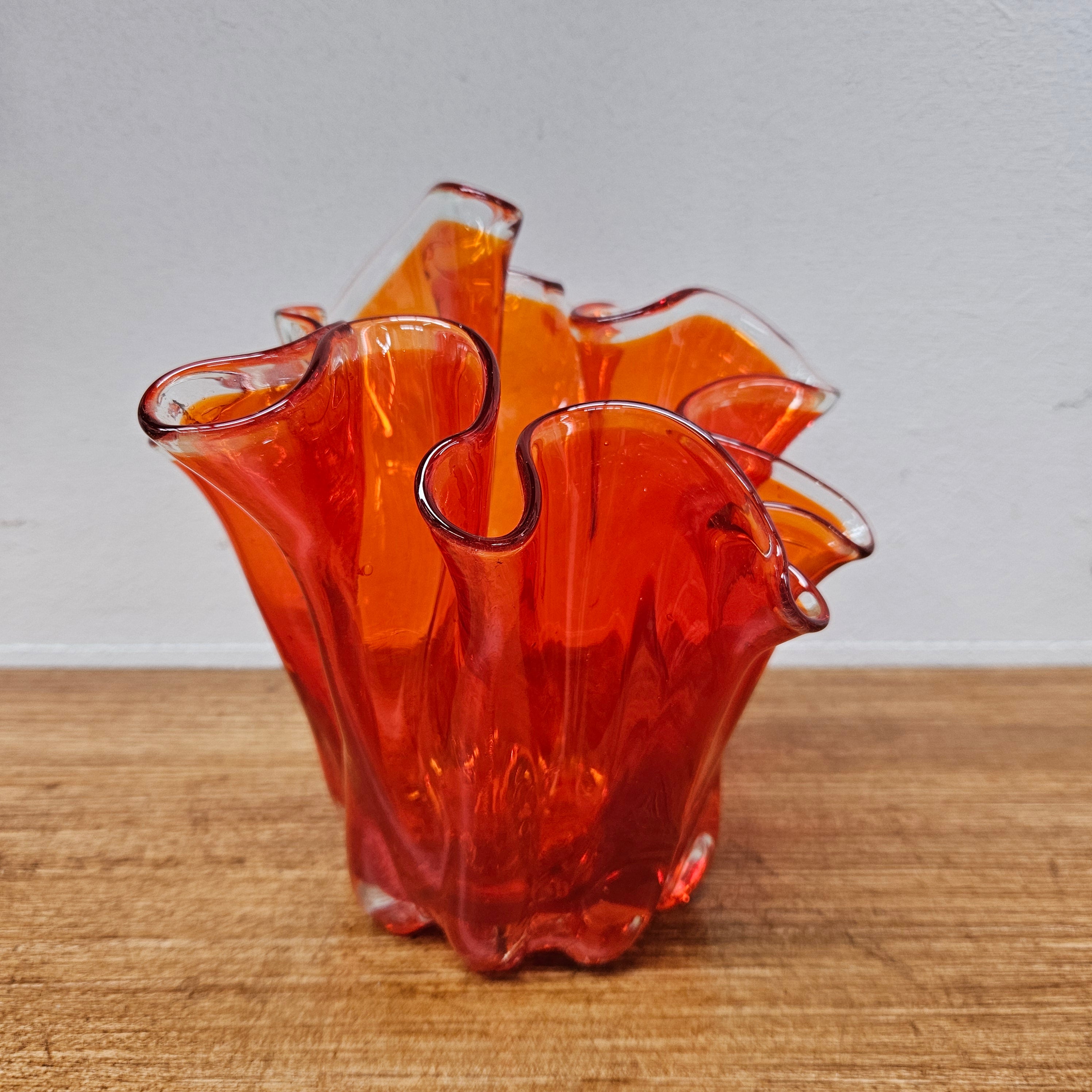Mid Century Amberina Art Glass Vase | Antique & Vintage | Moonee Ponds Antiques | Australia Wide Delivery