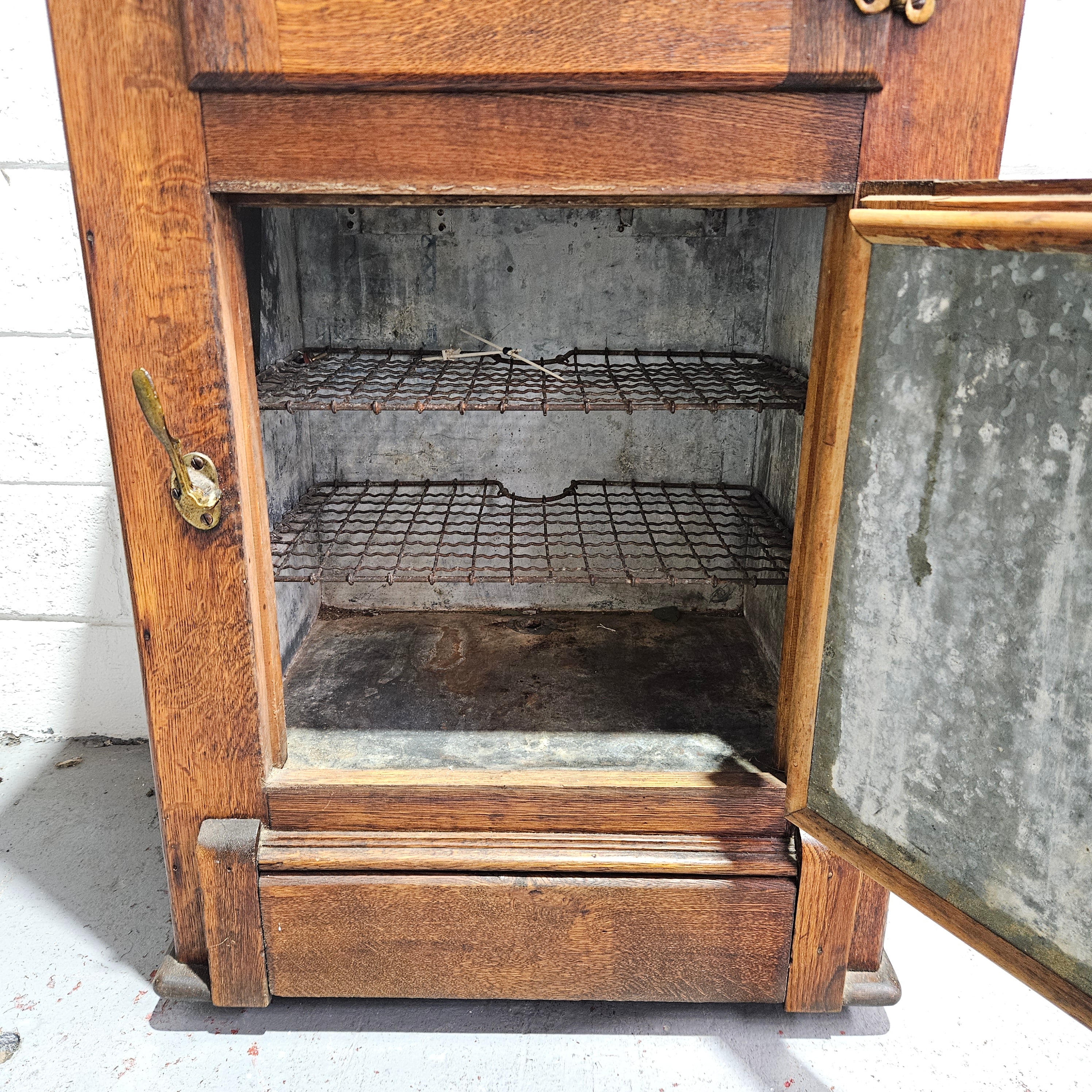 Vintage Oak Ice Chest | Antique & Vintage | Moonee Ponds Antiques | Australia Wide Delivery
