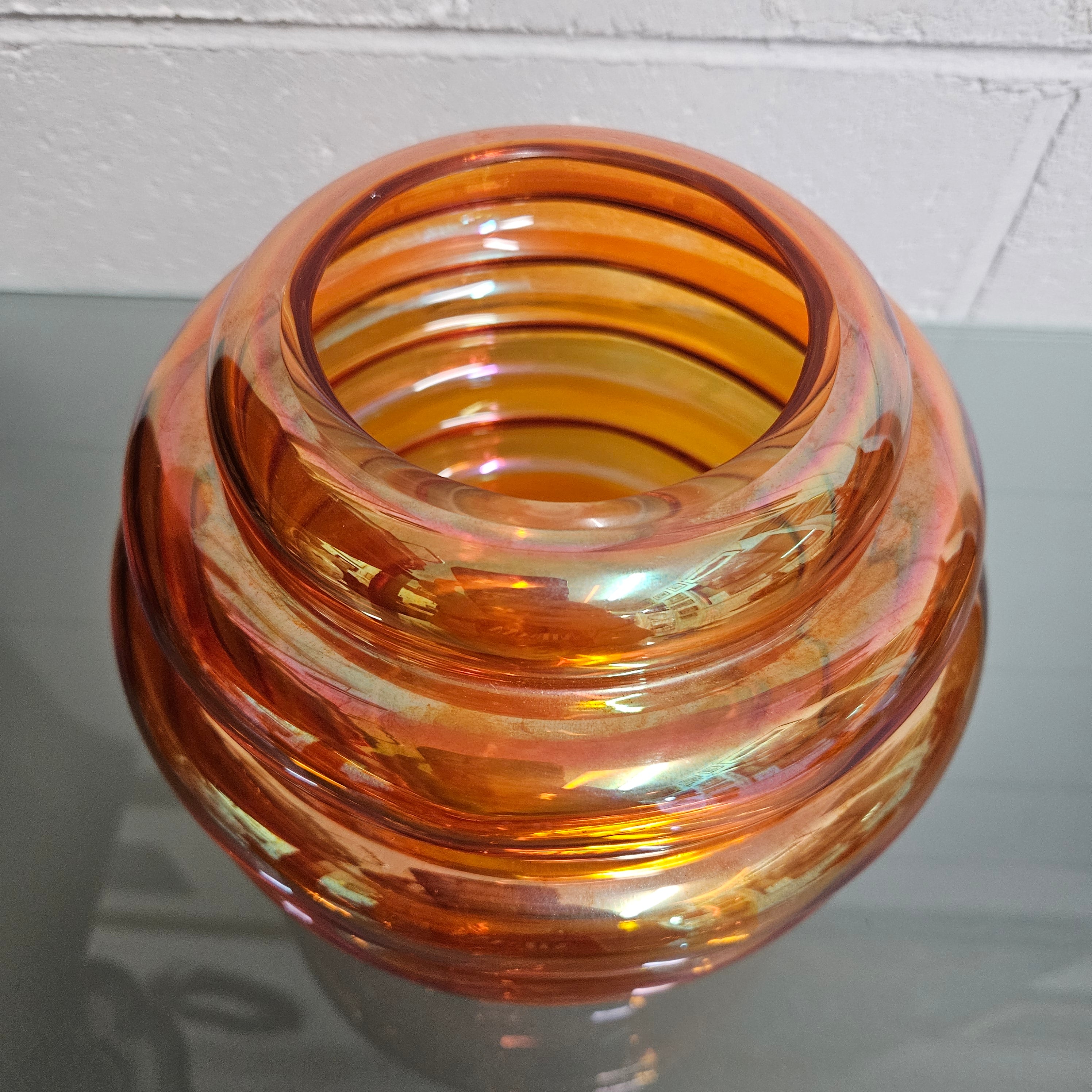 Vintage Carnival Glass Bowl\Vase | Antique & Vintage | Moonee Ponds Antiques | Australia Wide Delivery