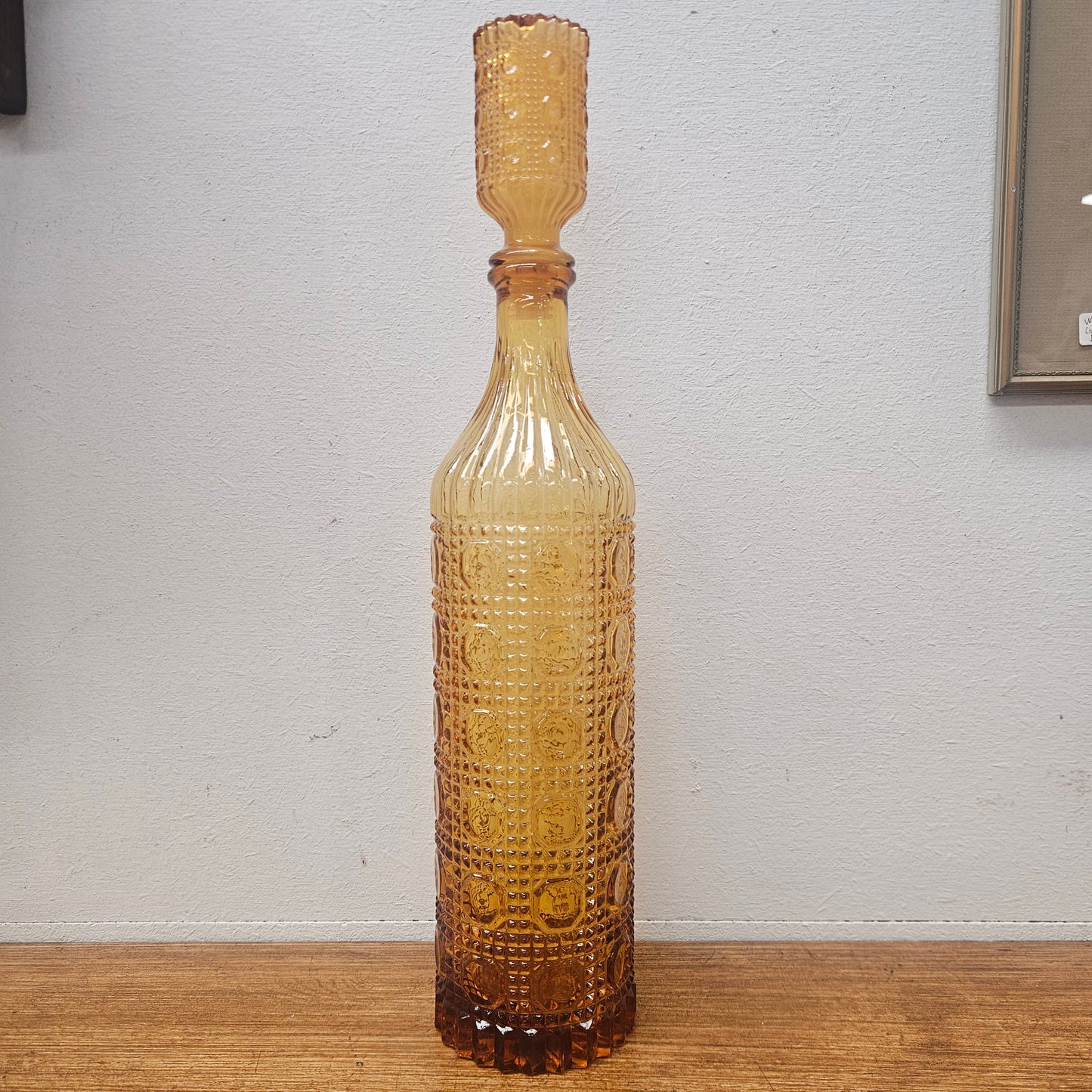 Vintage Empoli Genie Glass Bottle