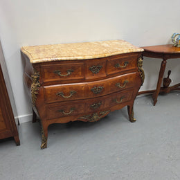 Louis 15th Style Marble Top Commode