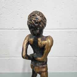 Mid Century Modern Bronze Of Young Boy | Antique & Vintage | Moonee Ponds Antiques | Australia Wide Delivery