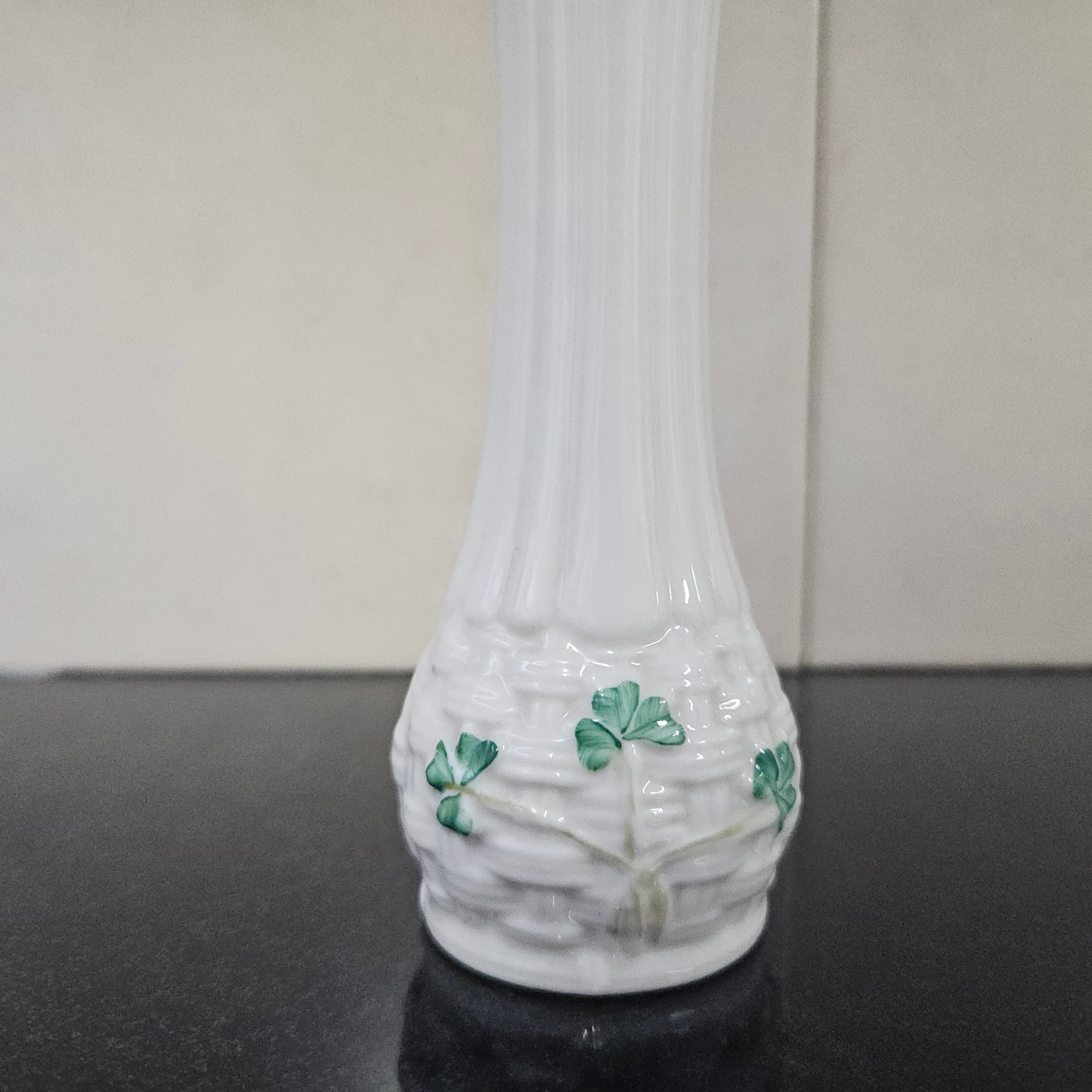 Belleek Elongated Small Vase | Antique & Vintage | Moonee Ponds Antiques | Australia Wide Delivery