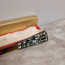 Rare Koha New Zealand Paua Shell Letter Opener | Antique & Vintage | Moonee Ponds Antiques | Australia Wide Delivery