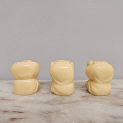 Vintage Set of Three Wise Monkeys | Antique & Vintage | Moonee Ponds Antiques | Australia Wide Delivery