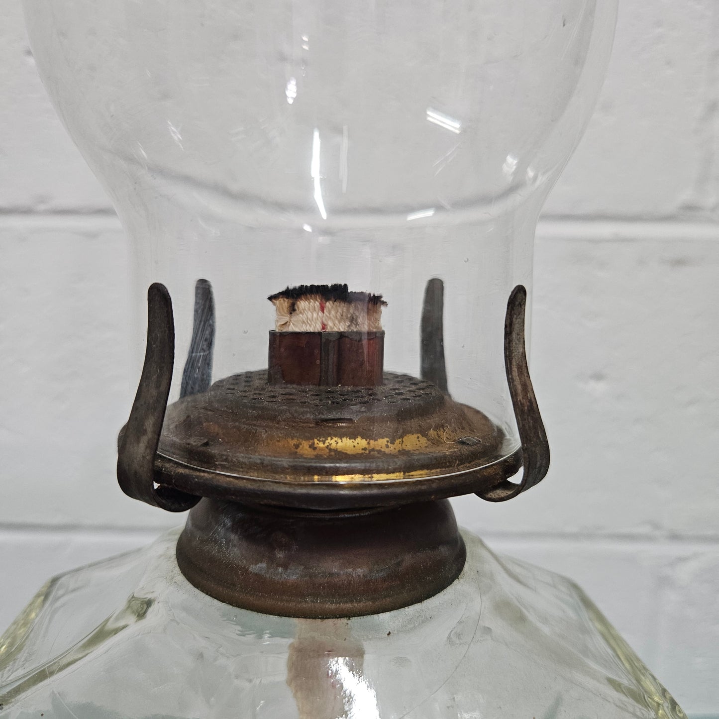 Antique Glass Kero Lamp