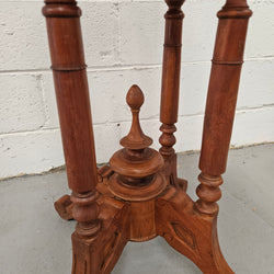 Vintage Mahogany Marble Top Round Table | Antique & Vintage | Moonee Ponds Antiques | Australia Wide Delivery