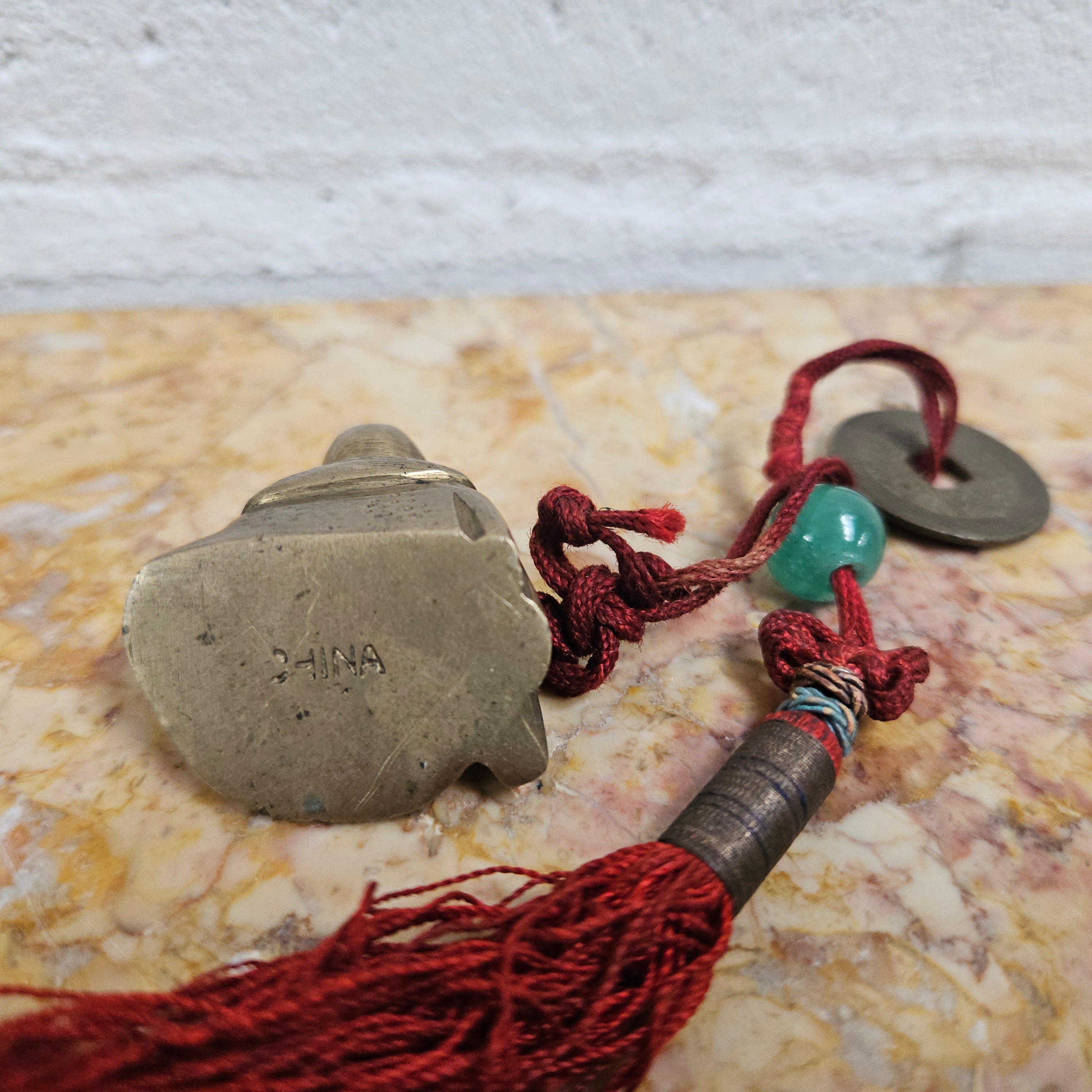 Small Laughing Buddha Pendant And Coin | Antique & Vintage | Moonee Ponds Antiques | Australia Wide Delivery