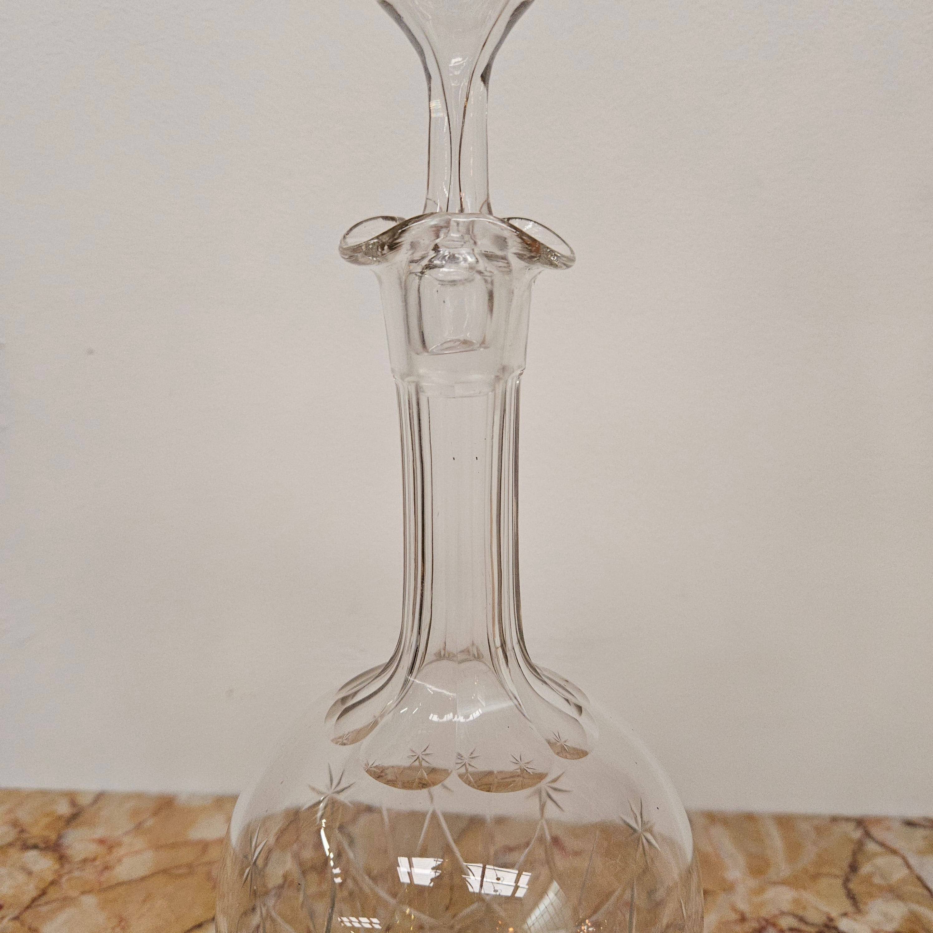 Crystal Glass Victorian Decanter | Antique & Vintage | Moonee Ponds Antiques | Australia Wide Delivery
