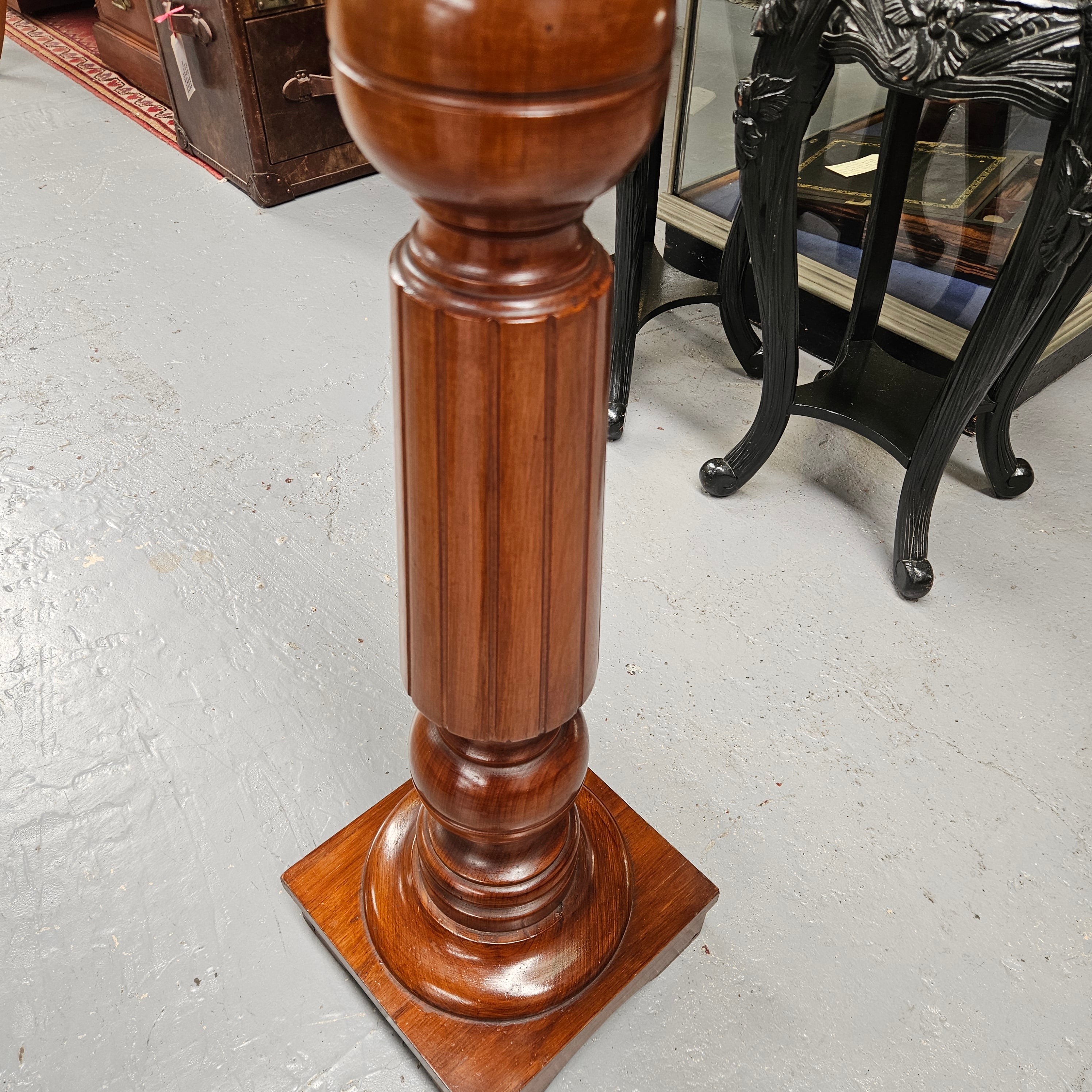 Vintage Mahogany Pedestal | Antique & Vintage | Moonee Ponds Antiques | Australia Wide