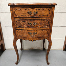 Louis XV Style French Oak Single Bedside