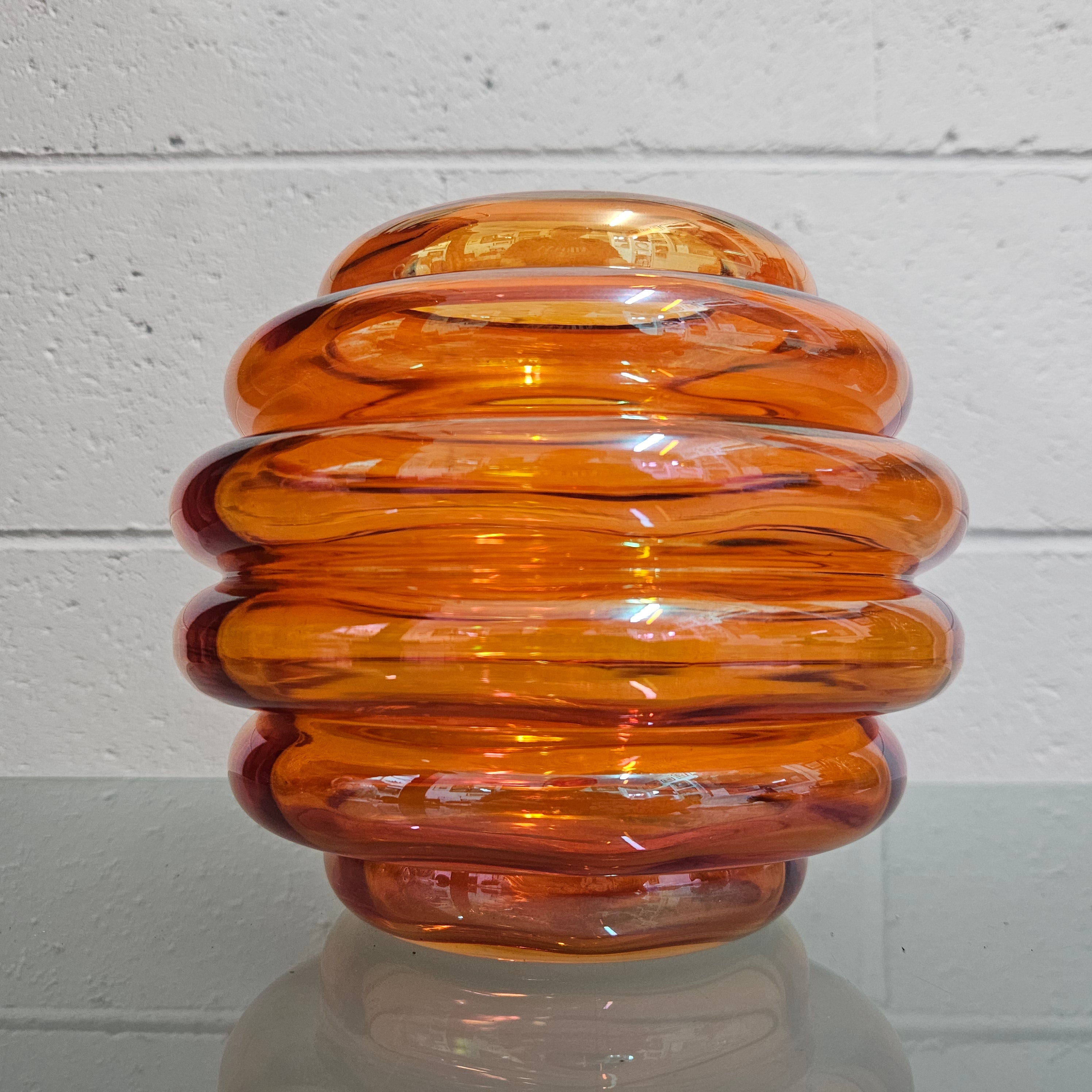 Vintage Carnival Glass Bowl\Vase | Antique & Vintage | Moonee Ponds Antiques | Australia Wide Delivery