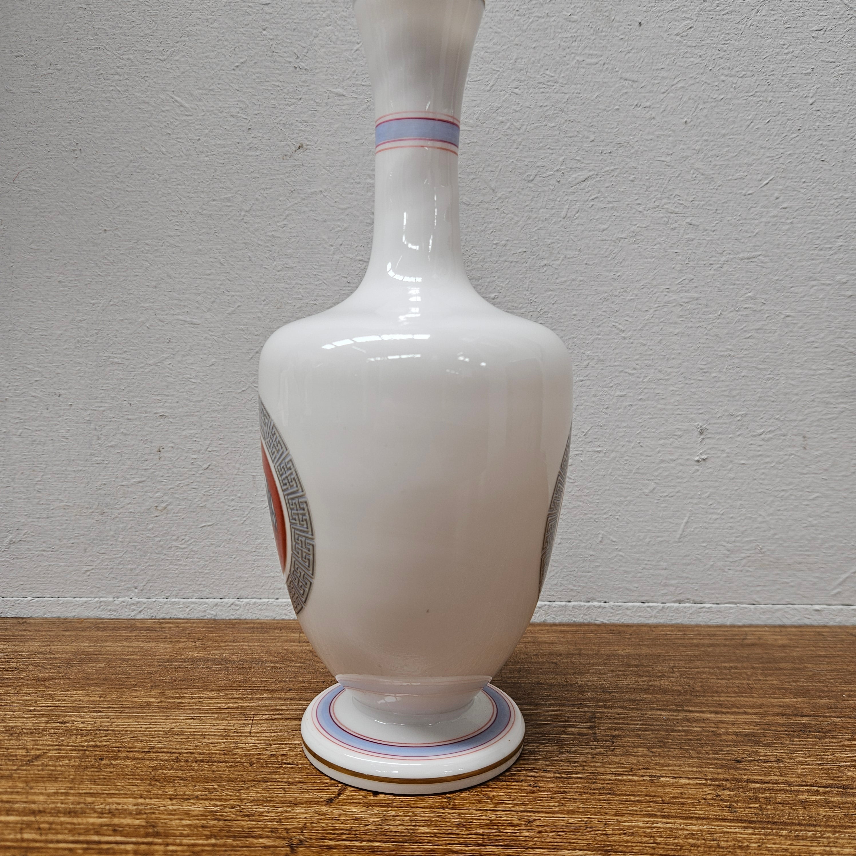 French Opaline Glass Carafe 'Empire Style' | Antique & Vintage | Moonee Ponds Antiques | Australia Wide Delivery