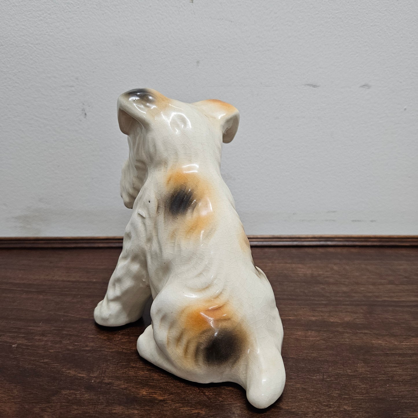 Delightful Vintage Ceramic Dog Figure