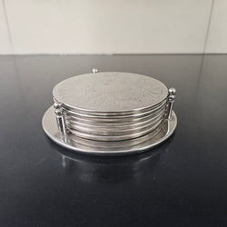 Silver Plated Coaster Set | Antique & Vintage | Moonee Ponds Antiques | Australia Wide Delivery