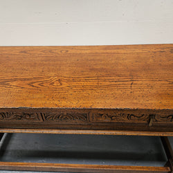 Spanish Style French Elm Two Drawer Console Table | Antique & Vintage | Moonee Ponds Antiques | Australia Wide Delivery