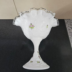 Fenton Hand Painted & Signed Comport | Antique & Vintage | Moonee Ponds Antiques | Australia Wide Delivery