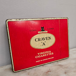 Vintage Craven "A" Tin | Antique & Vintage | Moonee Ponds Antiques | Australia Wide Delivery