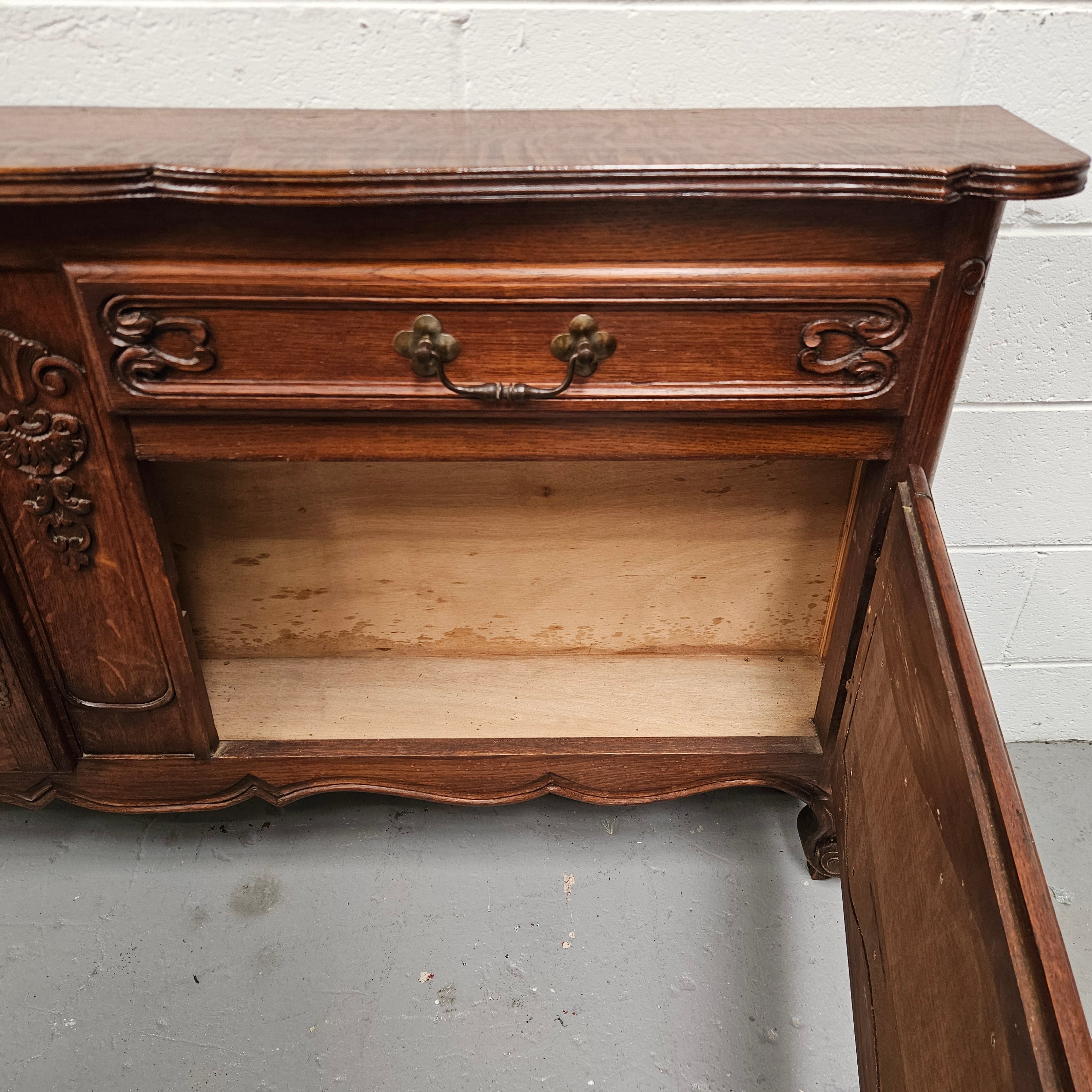 Louis XVth Style Custom Narrow Side Cabinet/Sideboard | Antique & Vintage | Moonee Ponds Antiques | Australia Wide