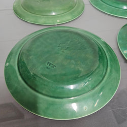 Antique Set of Four Majolica Plates | Antique & Vintage | Moonee Ponds Antiques | Australia Wide Delivery