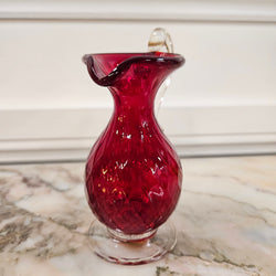 Vintage Venetian Ruby Glass Jug/Vase | Antique & Vintage | Moonee Ponds Antiques | Australia Wide Delivery