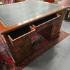 Edwardian Walnut Full Partners Desk With Leather Top | Antique & Vintage | Moonee Ponds Antiques | Australia Wide Delivery