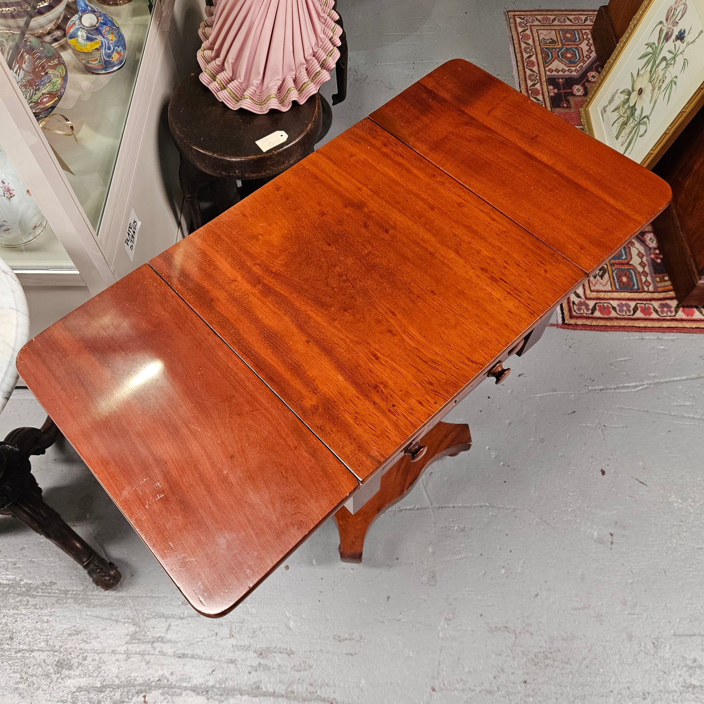 William IV Mahogany Sewing/Work Table