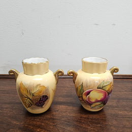 Pair of Aynsley Miniature Vases
