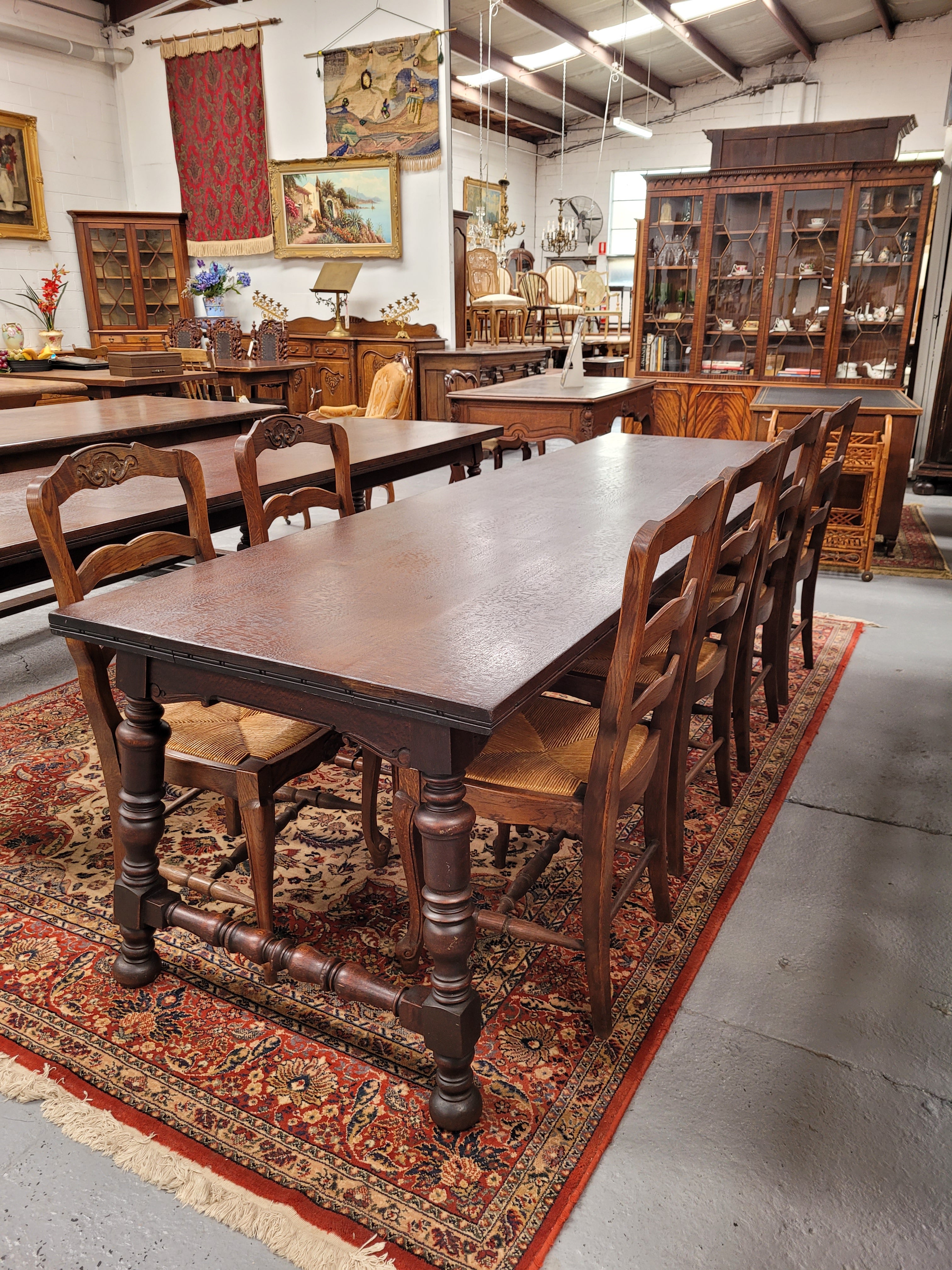 Spanish style deals dining table