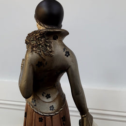 “Friends” Lady With Greyhounds Statue by Demétre Haralamb Chiparus