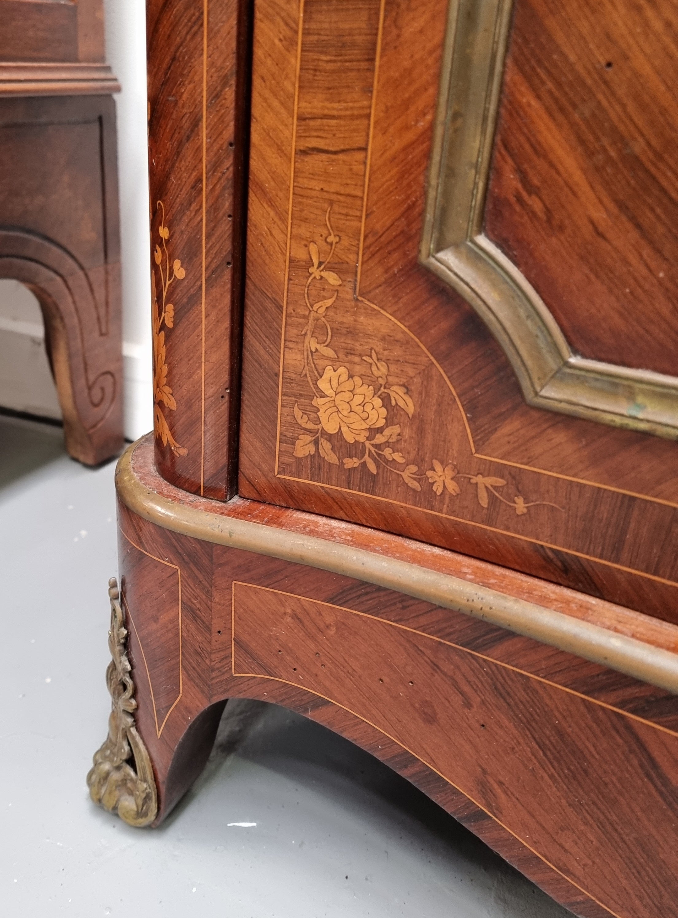 Beautiful 19th Century French Marquetry Inlaid Salon Cabinet | Antique & Vintage | Moonee Ponds Antiques | Australia Wide Delivery