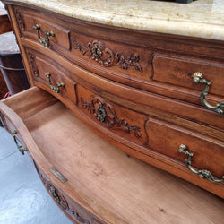 Beautifully Louis XV Style French Walnut Commode | Antique & Vintage | Moonee Ponds Antiques | Australia Wide Delivery
