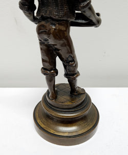 Victorian Bronze Figure 'Market Seller' | Antique & Vintage | Moonee Ponds Antiques | Australia Wide Delivery