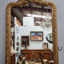 Superb 19th Century  French Mantle Mirror