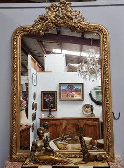 Superb 19th Century French Mantle Mirror | Antique & Vintage | Moonee Ponds Antiques | Australia Wide Delivery