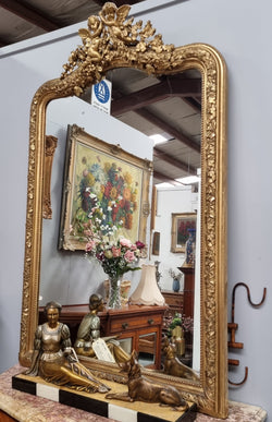 Superb 19th Century French Mantle Mirror | Antique & Vintage | Moonee Ponds Antiques | Australia Wide Delivery