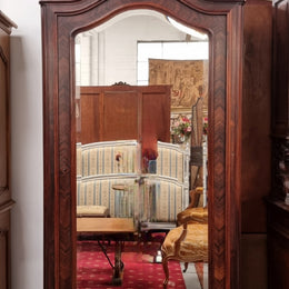 Antique Louis XV Style Rosewood Single Door Armoire