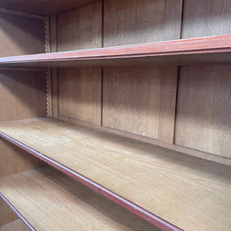 Louis XVI Style Open Mahogany Bookcase With Ormolu Mounts