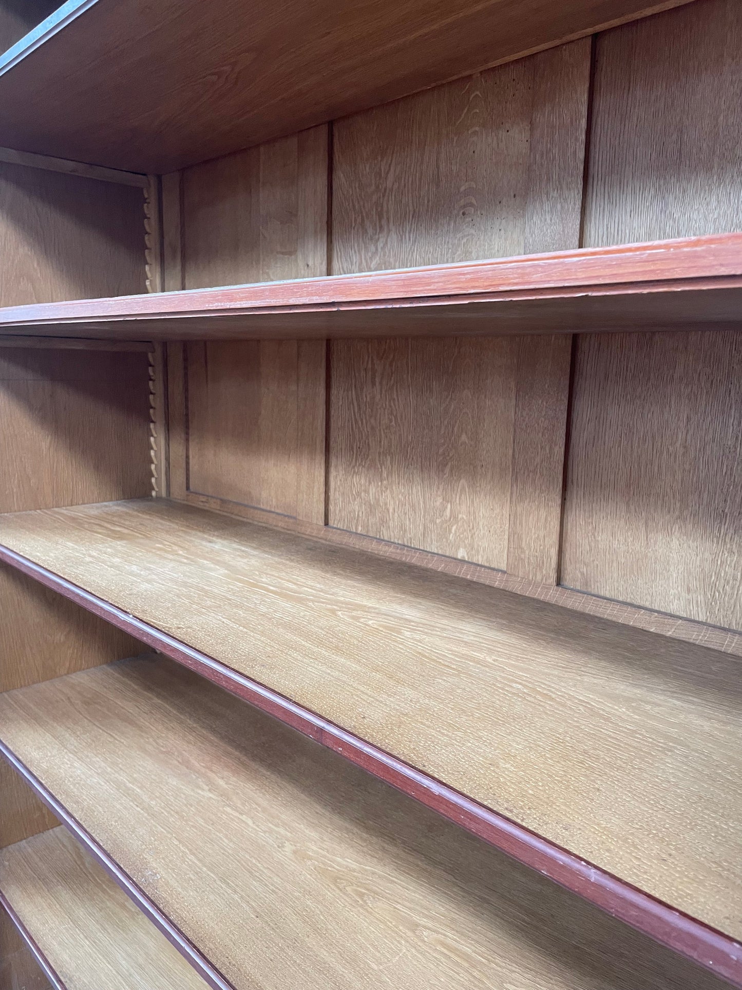 Louis XVI Style Open Mahogany Bookcase With Ormolu Mounts