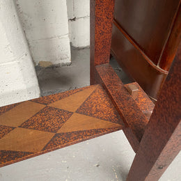 Lovely Arts & Crafts Pokerwork Side Table