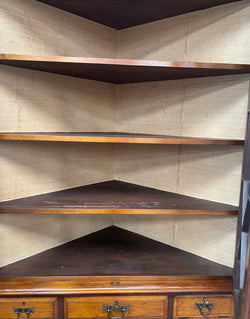 Rare Australian Blackwood Corner Display Cabinet | Antique & Vintage | Moonee Ponds Antiques | Australia Wide Delivery