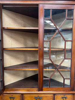 Rare Australian Blackwood Corner Display Cabinet | Antique & Vintage | Moonee Ponds Antiques | Australia Wide Delivery