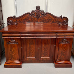 Stunning Flame Mahogany Victorian Sideboard