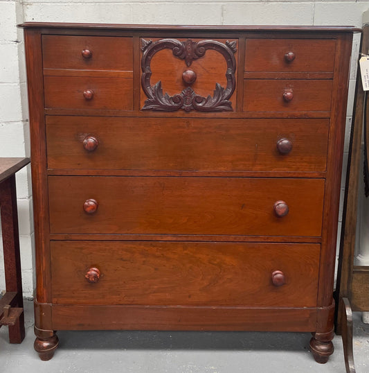 Late Victorian Cedar Chest of Drawers