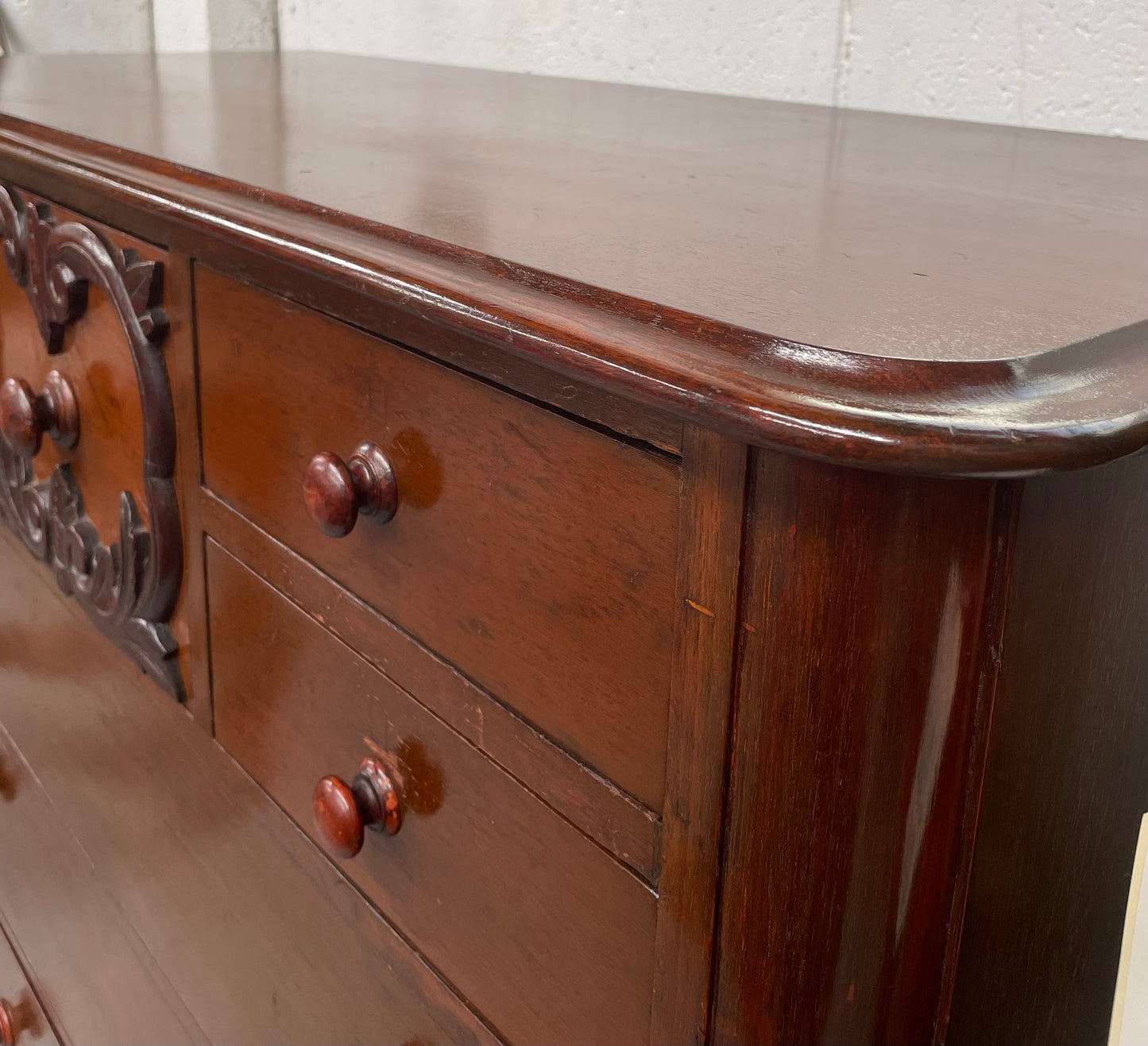Late Victorian Cedar Chest of Drawers